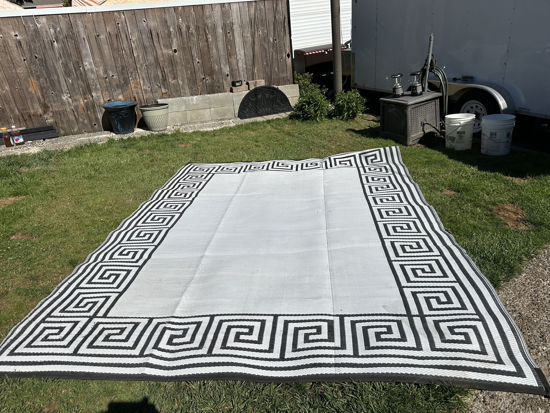 Reversible patio mats 
