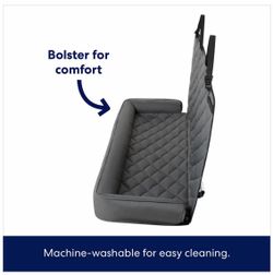 Frisco Bolster Bench Car Seat Cover, Gray, Large
