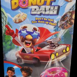 Goliath Donut Dash Game - Race to Pick Up Matching Donuts, Racecar Does Real Donuts On Table Or Hard Floor - Ages 4 and Up, 2-4 Players