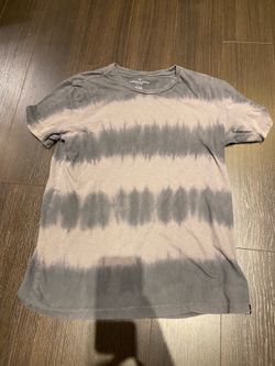 American Eagle Tye Dye Black & Gray Medium Mens T Shirt