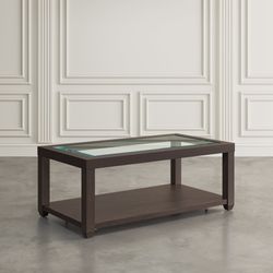 Urban Icon Merlot Rectangle Cocktail Table
