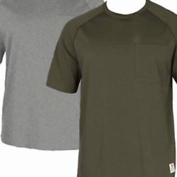 MENS RUGGED ELEMENTS WORK TEES SIZE SMALL