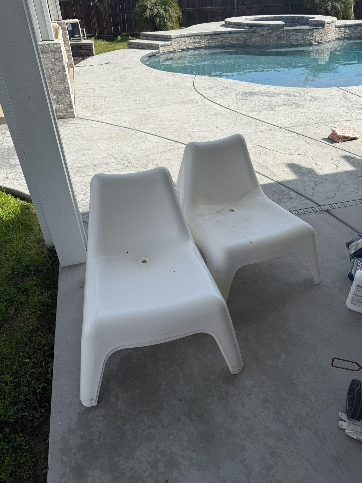 IKEA Stackable Pool Chairs