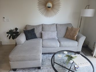 Ashley Furniture Taupe Greige Sectional Sofa w/ Chaise