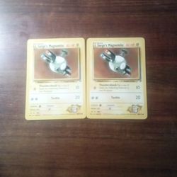 Lt. Surge's Magnemite Pokemon Card 