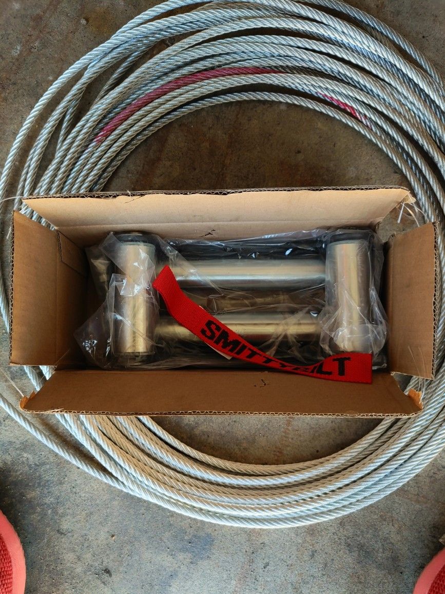 Brand New Winch Fairlead And Cable 