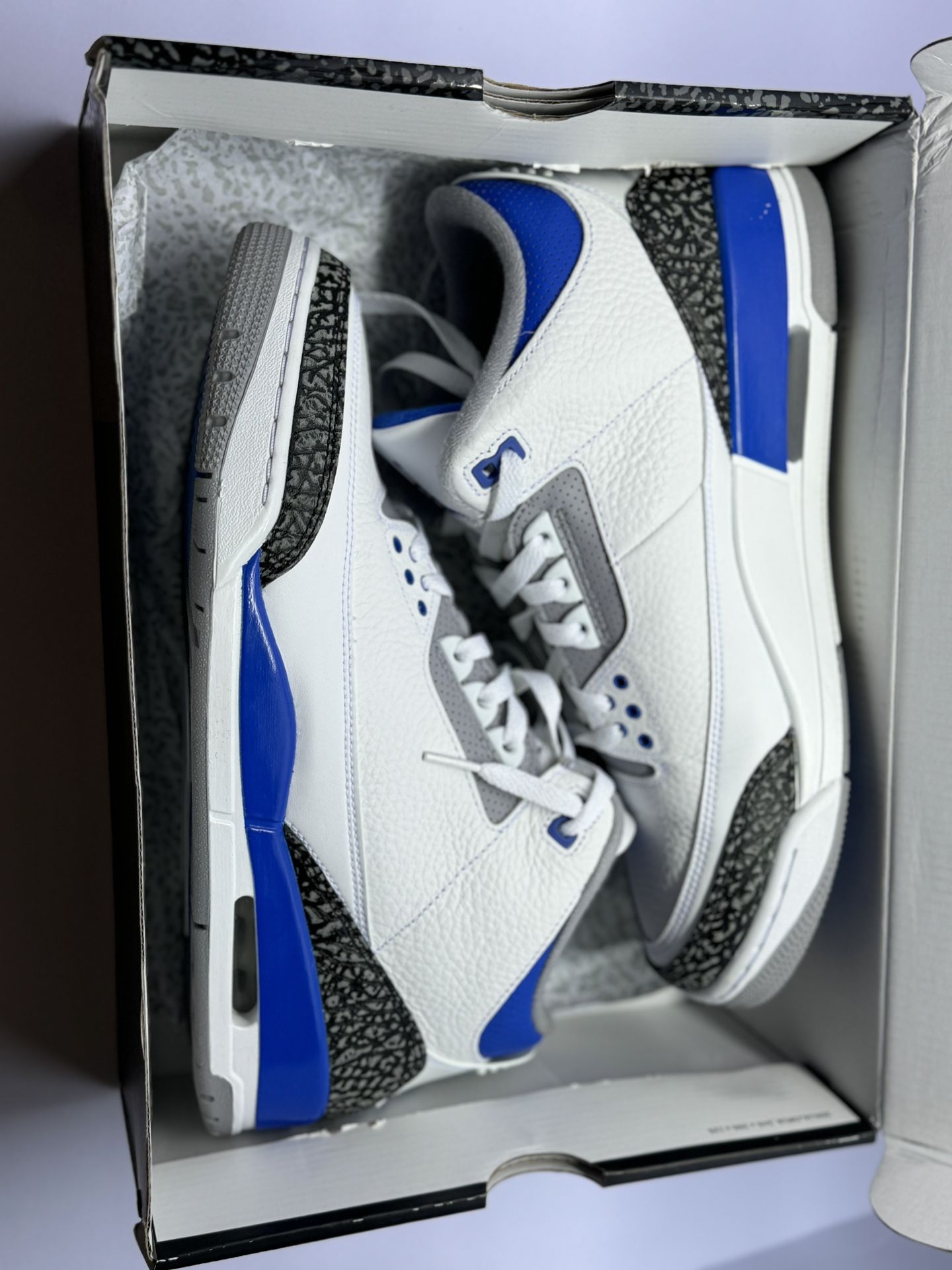 Jordan 3 “Racer Blue” Size 11.5 VNDS condition