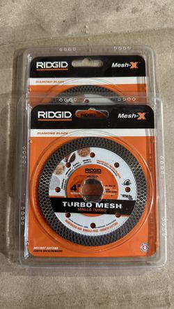 RIDGID 4 in. Mesh Continuous Rim Diamond Blade