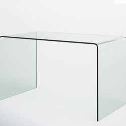 Glass Waterfall Console Table - $250