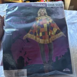 Halloween Scarecrow Poncho