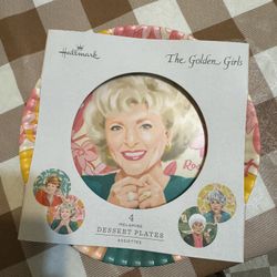 Hallmark Golden Girls Dessert Plates 