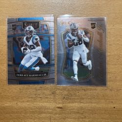 TERRANCE MARSHALL JR 2 CARD ROOKIE LOT 