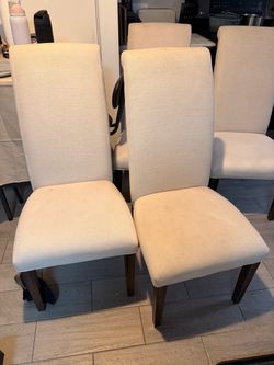 Set of 4 Upholstered Dining Chairs