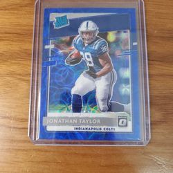 2020 Jonathan Taylor SUPERFRACTOR Blue Prizm RATED ROOKIE
