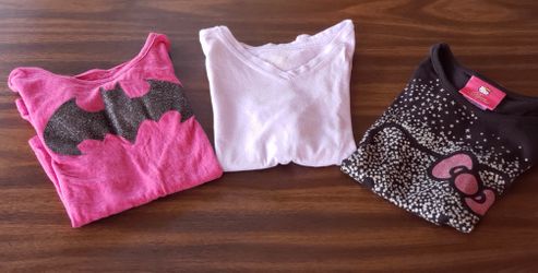 Girls Size: 6/6X (Lot of 3) assorted Tees