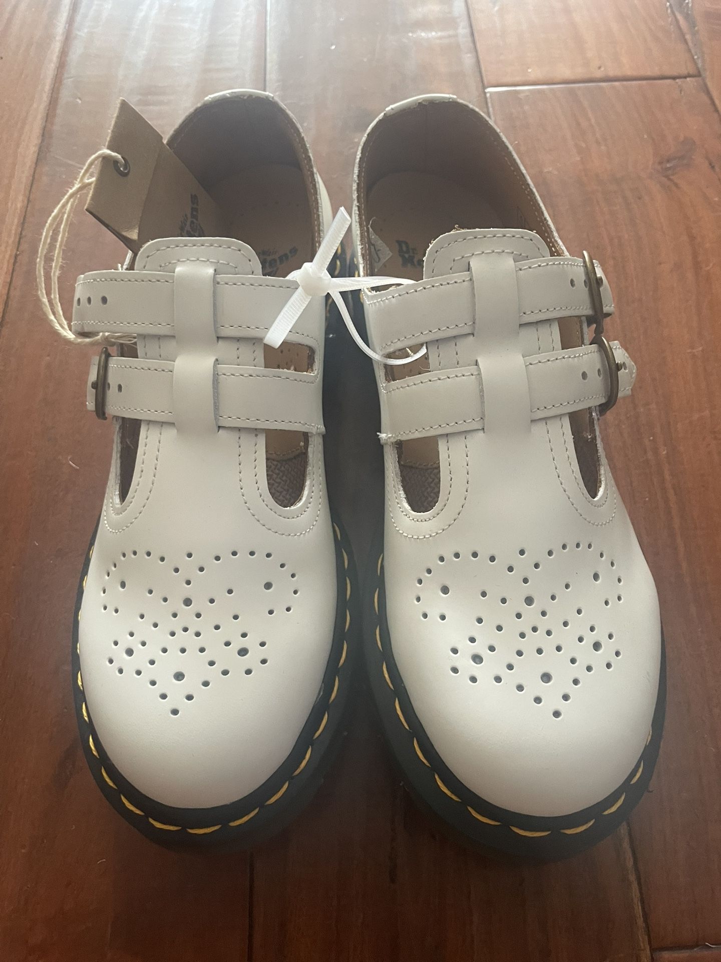 Dr. Martens Leather Lasercut Accents Oxfords