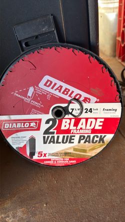Diablo 7-1/4" 24-Tooth Framing Blade 2-Pack