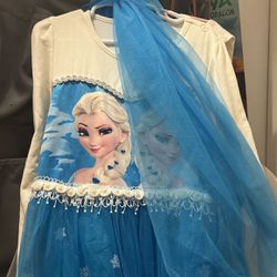 Elsa Dress With Cape