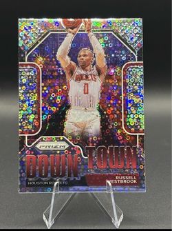 2020-2021 Panini Prizm Russell Westbrook Circles Downtown #17 Houston Rockets