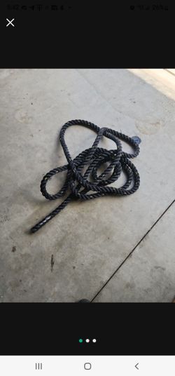 Amazon Basics Battle Exercise Training Rope - 30/40/50 Foot Lengths, 1.5/2 Inch Widths