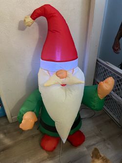 Gemmy Holiday Time 4-foot lighted Christmas inflatable gnome