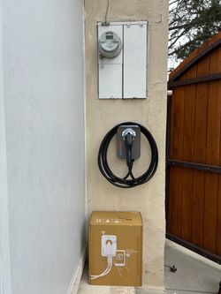 Tesla wall connector Ev charger level 2 nema 1450 installation