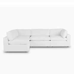 NEW IN BOX CLOUD WHITE 4 Pieces FREE DELIVERY GRANT BRAND CITY FURNITURE 