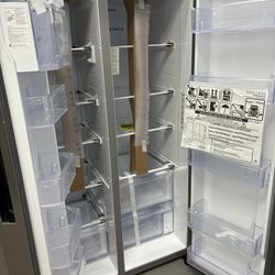 NEW‼️28 cu.ft Side by Side Refrigerator with Ice Maker🧊 