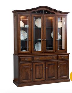 Dining room set China cabinet, matching table and chairs