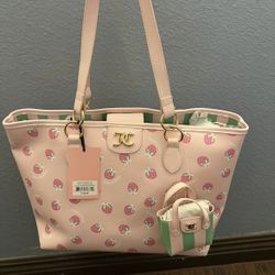 New Juicy Couture Strawberry Tote Bag 