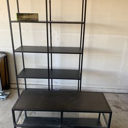 IKEA “FITTSJO” Bookshelf and TV Stand/Shelf