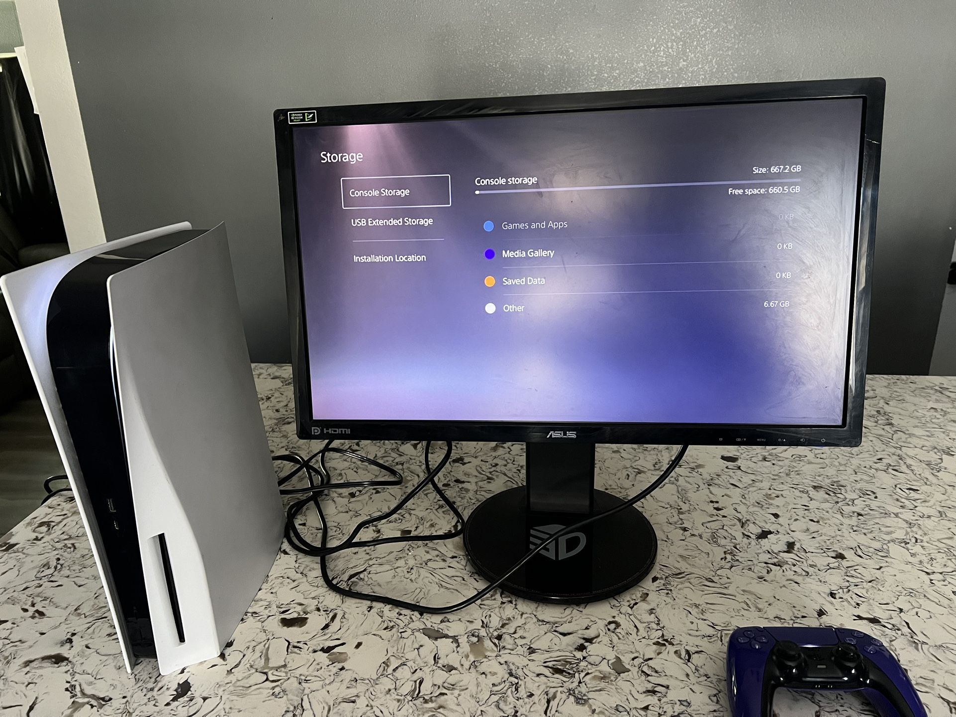 PS5 Disc Edition With Controller