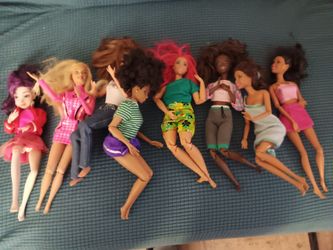 Poseable Barbies