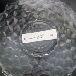 VINTAGE CUT GLASS PLATTER