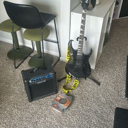 Electric guitar And Amp 