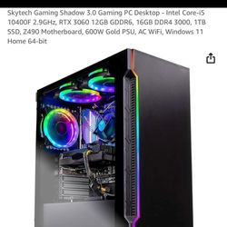 Skytech Gaming Pc Lightly Used. 