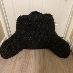 Faux Shearling Bed Rest Pillow