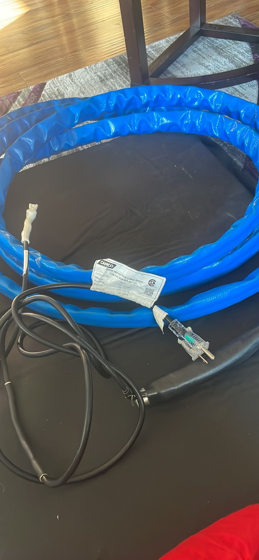 Camco 75535G Blue Heated Drinking Water Hose HC-T 326" 189 watts 1.58 AMPS 120 volts
