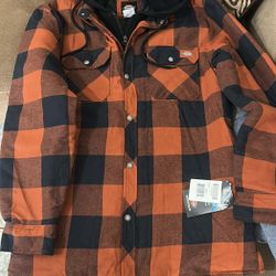 Dickies Flannel Jacket Size M/L
