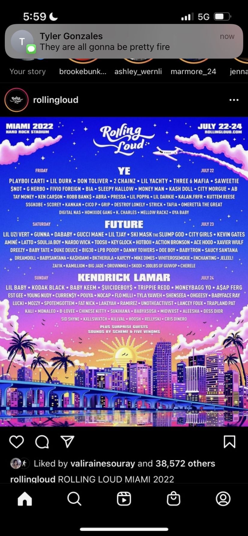 Rolling Loud Miami GA Ticket 2022