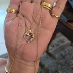14k Mother & Child Diamond Necklace