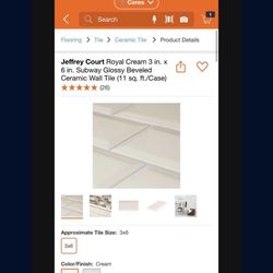 (5) Boxes Of Subway Tile Brand New