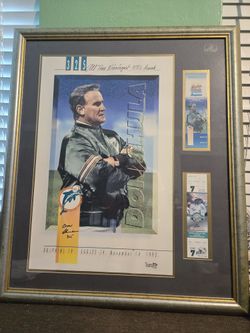 Don't Shula Autographed Poster