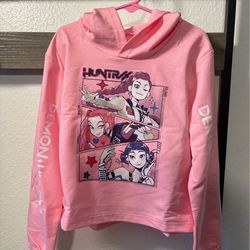 Demon Hunters Pink Hoodie (Size 6-7)