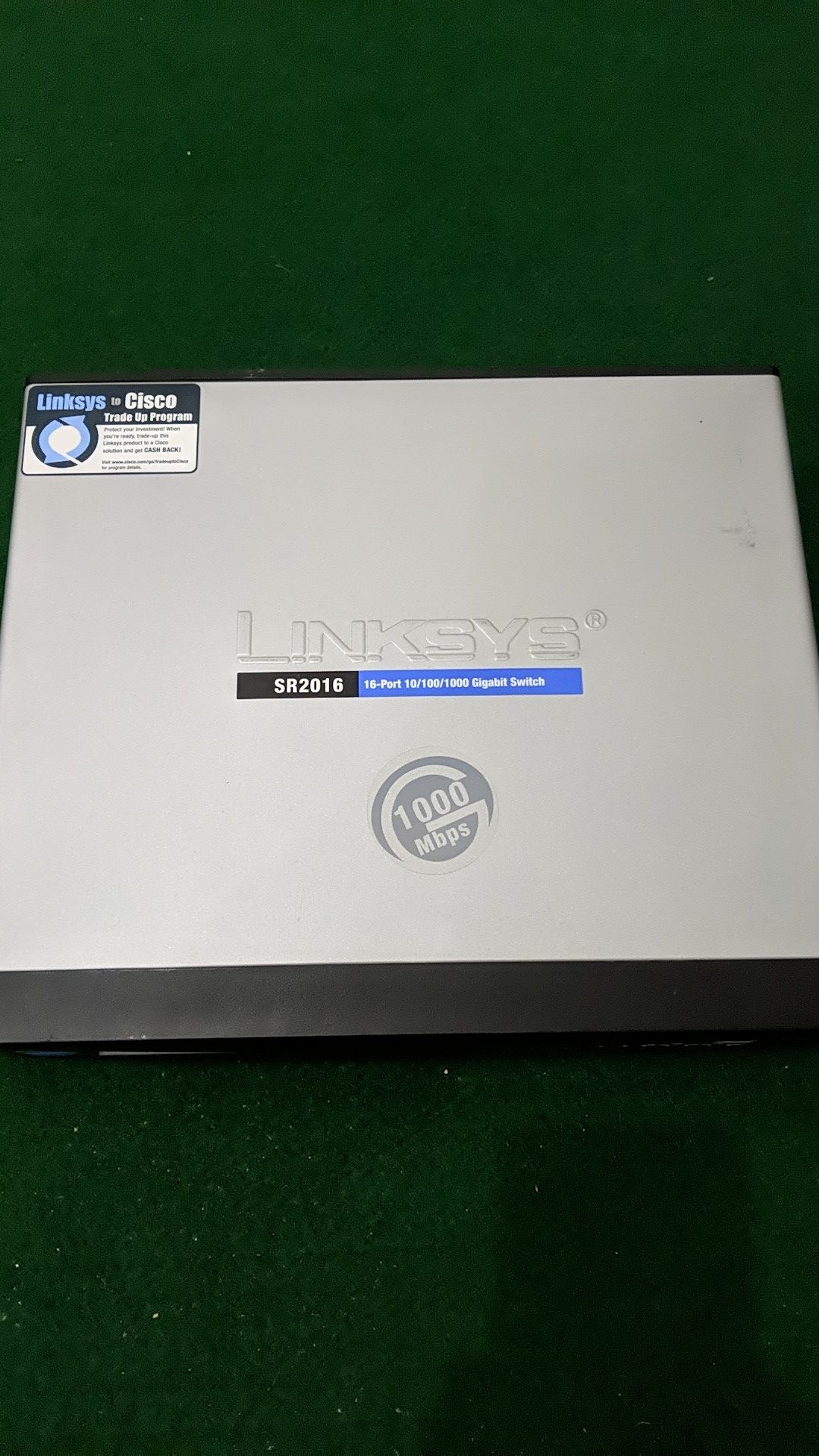 Linksys SR2016 16 port gigabit switch