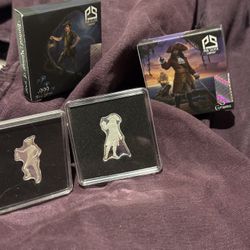 .999 5 Gram Silver. Captain Hook And Peter Pan Collector Pieces. Get Both For 50.00 Or 30.00 Each.