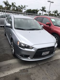 Very clean. 2014 Mitsubishi Lancer GT. Manual.