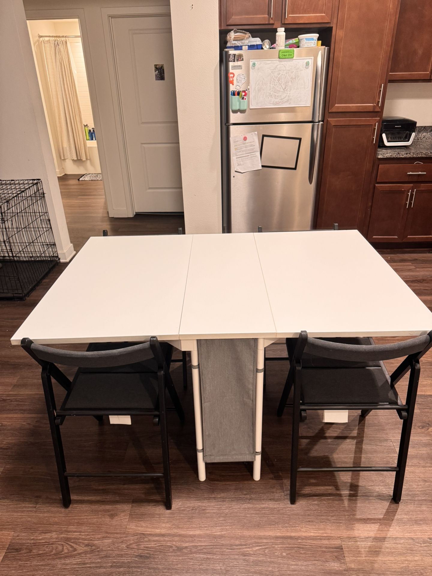 IKEA Dining Set (Collapsible Table And Chairs)