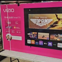 75 Tv $55 Down On Financing Free Delivery Six Month Warranty.  75 Inch Vizio Pro Quantum Smart 4K Hdtv Full Array, 120 Hz.