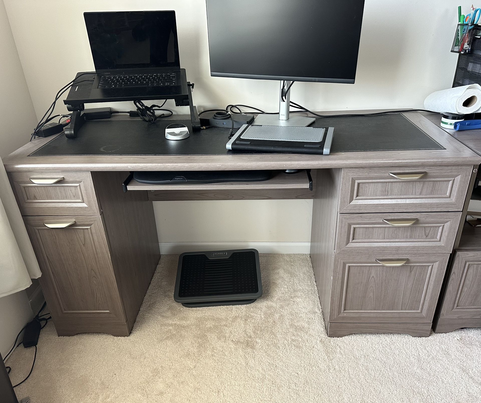 Computer Desk And Storage Unit